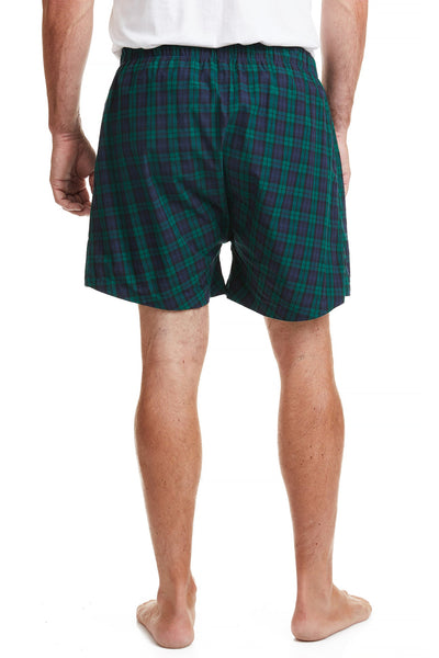 Barefoot Boxer Blackwatch Tartan CASTAWAY BOXERS Castaway Nantucket Island