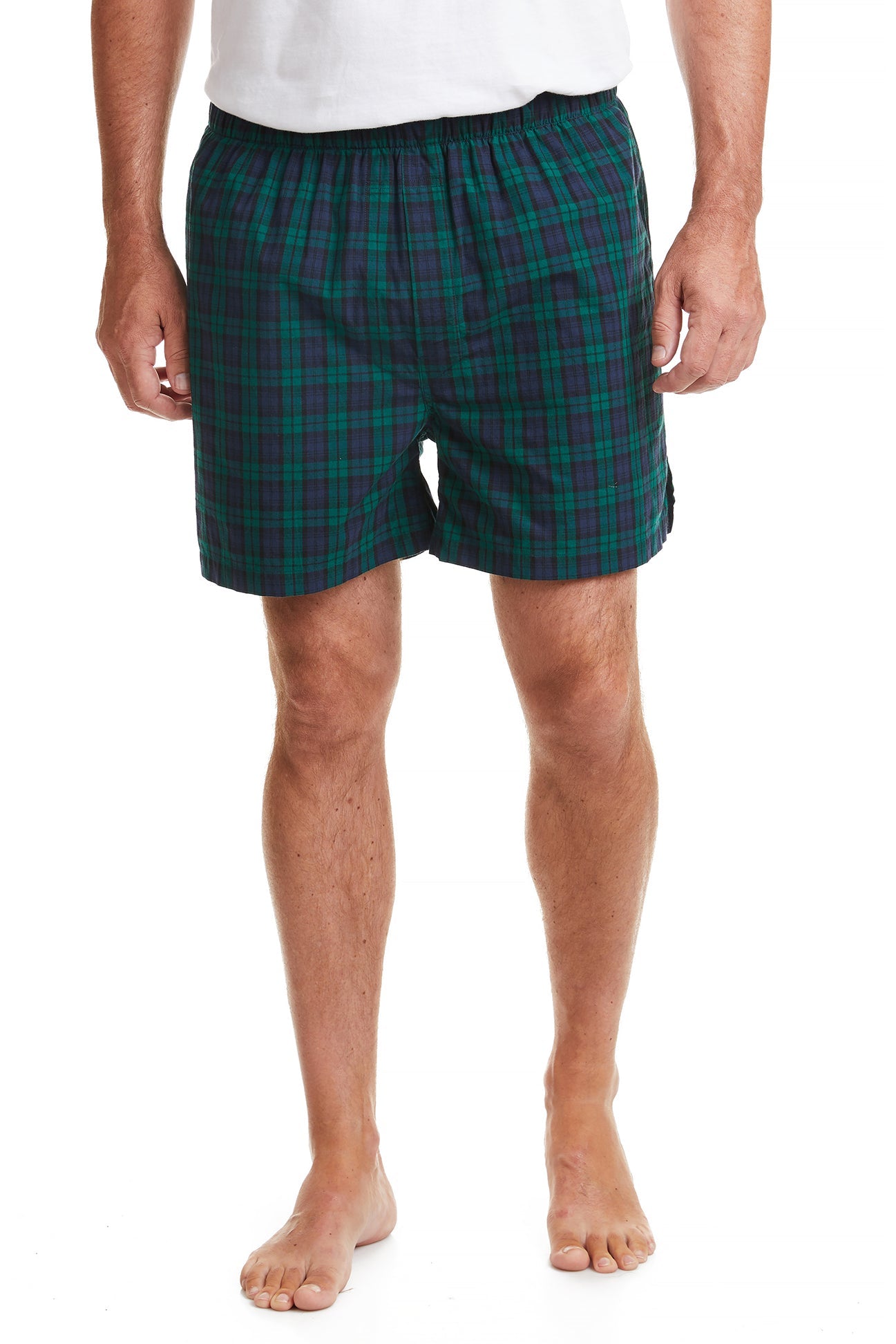 Barefoot Boxer Blackwatch Tartan CASTAWAY BOXERS Castaway Nantucket Island