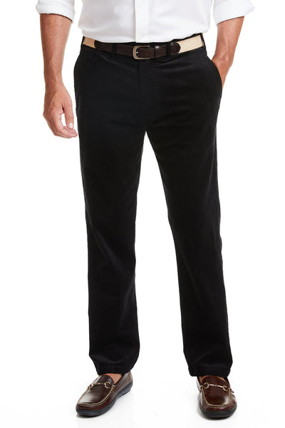 Beachcomber Corduroy Pant Black MENS PANTS Castaway Nantucket Island