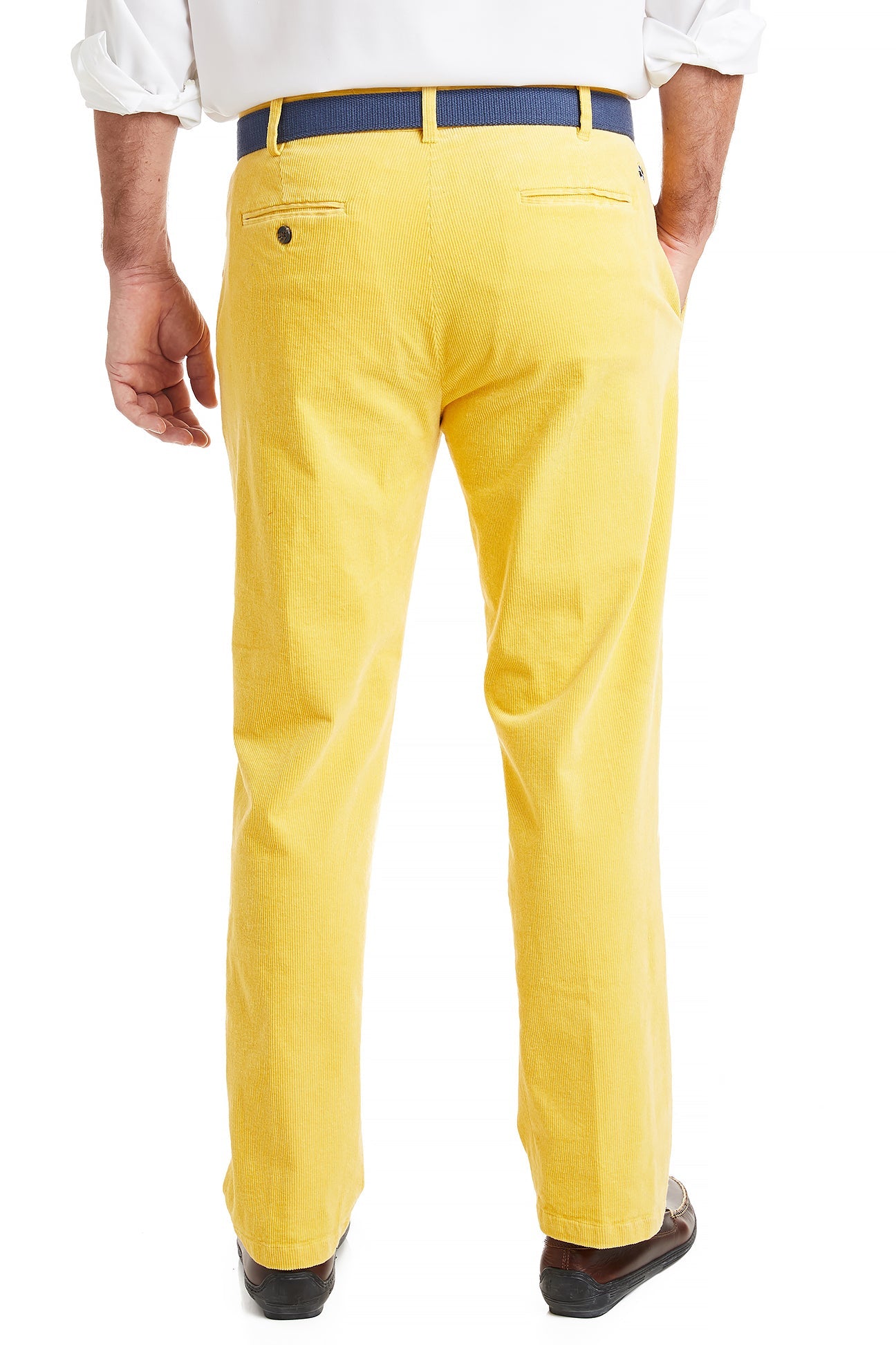 Beachcomber Stretch Corduroy Pant Yellow MENS PANTS Castaway Nantucket Island