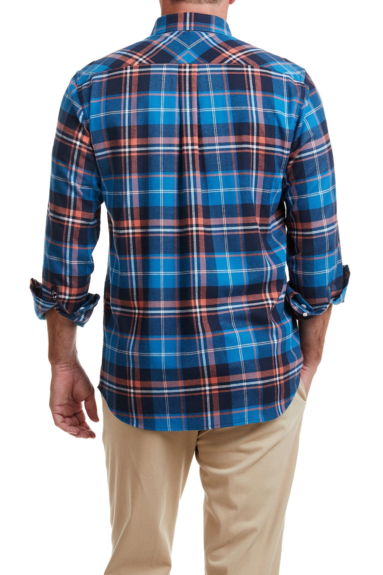 Chase Shirt Dusk Plaid Flannel MENS SPORT SHIRTS Castaway Nantucket Island