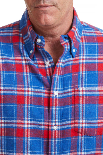 Chase Shirt State Plaid Flannel MENS SPORT SHIRTS Castaway Nantucket Island