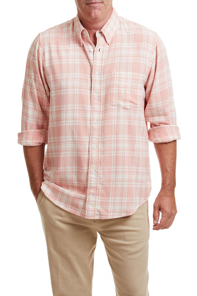 Chase Shirt Winter Rose Plaid Flannel MENS SPORT SHIRTS Castaway Nantucket Island