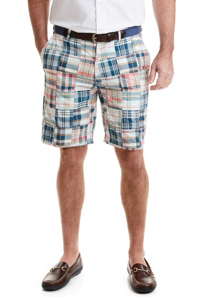 Cisco Short Grey Lady Patch Madras MENS SHORTS Castaway Nantucket Island