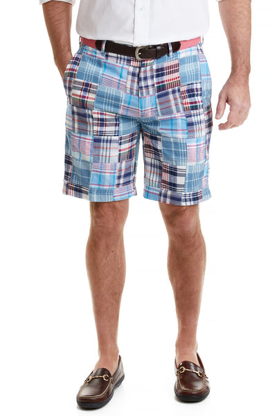 Cisco Short Seapoint Patch Madras MENS SHORTS Castaway Nantucket Island