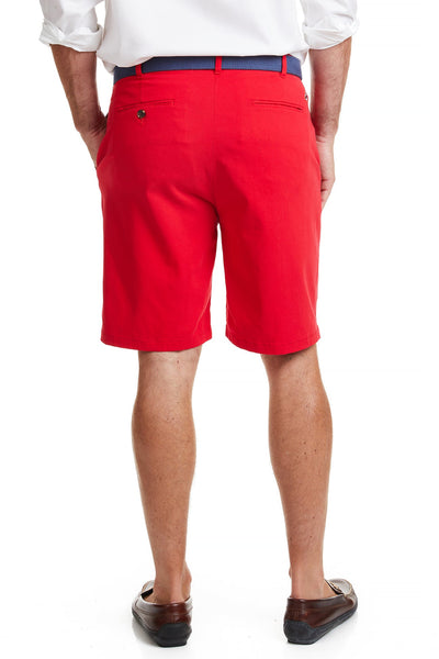 Cisco Short Stretch Twill Bright Red MENS SHORTS Castaway Nantucket Island