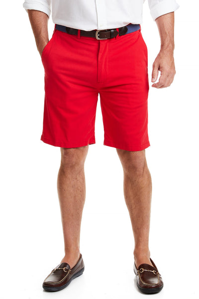 Cisco Short Stretch Twill Bright Red MENS SHORTS Castaway Nantucket Island