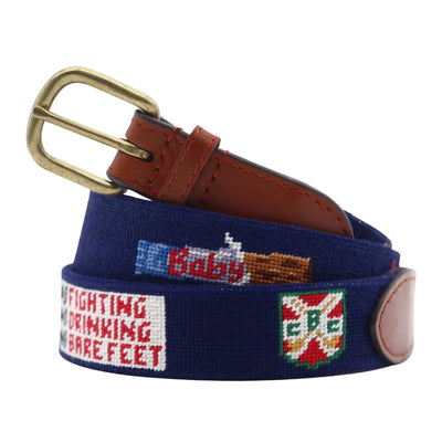 Needlepoint Belt Gopher Golf Life MENS BELTS Smathers & Branson