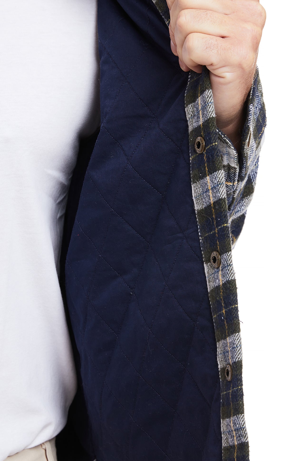 Shacket Nantucket Flannel Windowpane MENS OUTERWEAR Castaway Nantucket Island