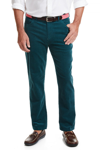 Wayfarer 5-Pocket Pinwale Corduroy Pant Hunter MENS PANTS Castaway Nantucket Island