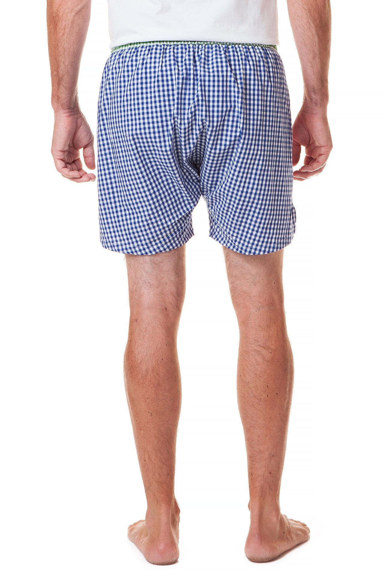 Barefoot Boxer Multi Gingham Panel - CASTAWAY BOXERS - Castaway Nantucket Island