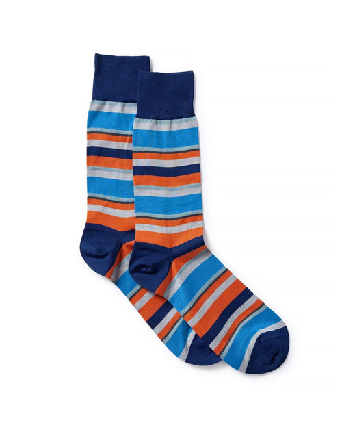 Sock Multi Stripe Royal Navy - ACCESSORIES NO GOOG SHOP - Castaway ...